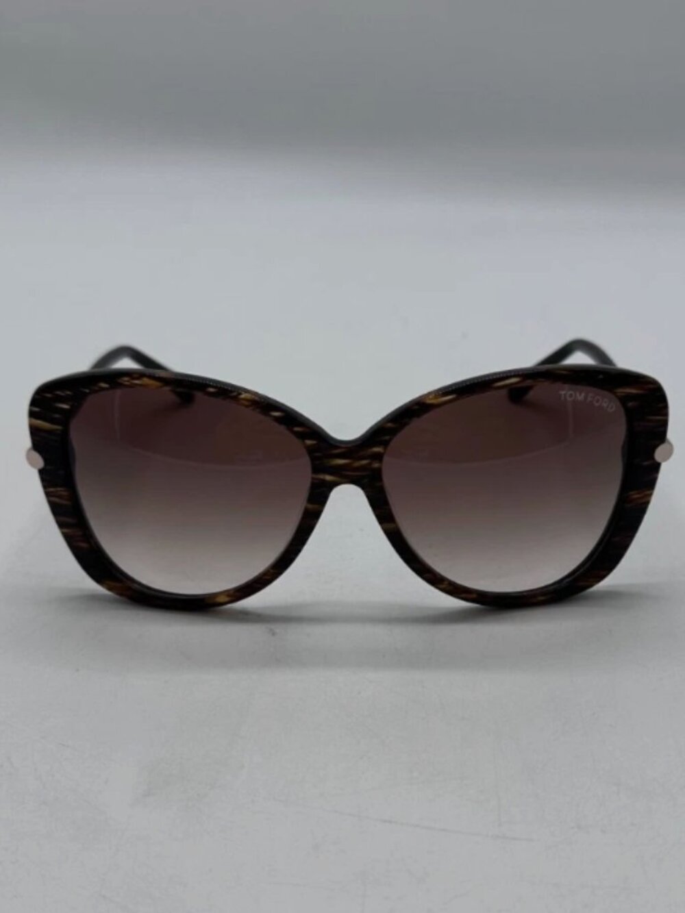 NEW TOM FORD TF 324 50F LINDA BROWN GOLD GRADIENT AUTHENTIC SUNGLASSES SZ: 59-14